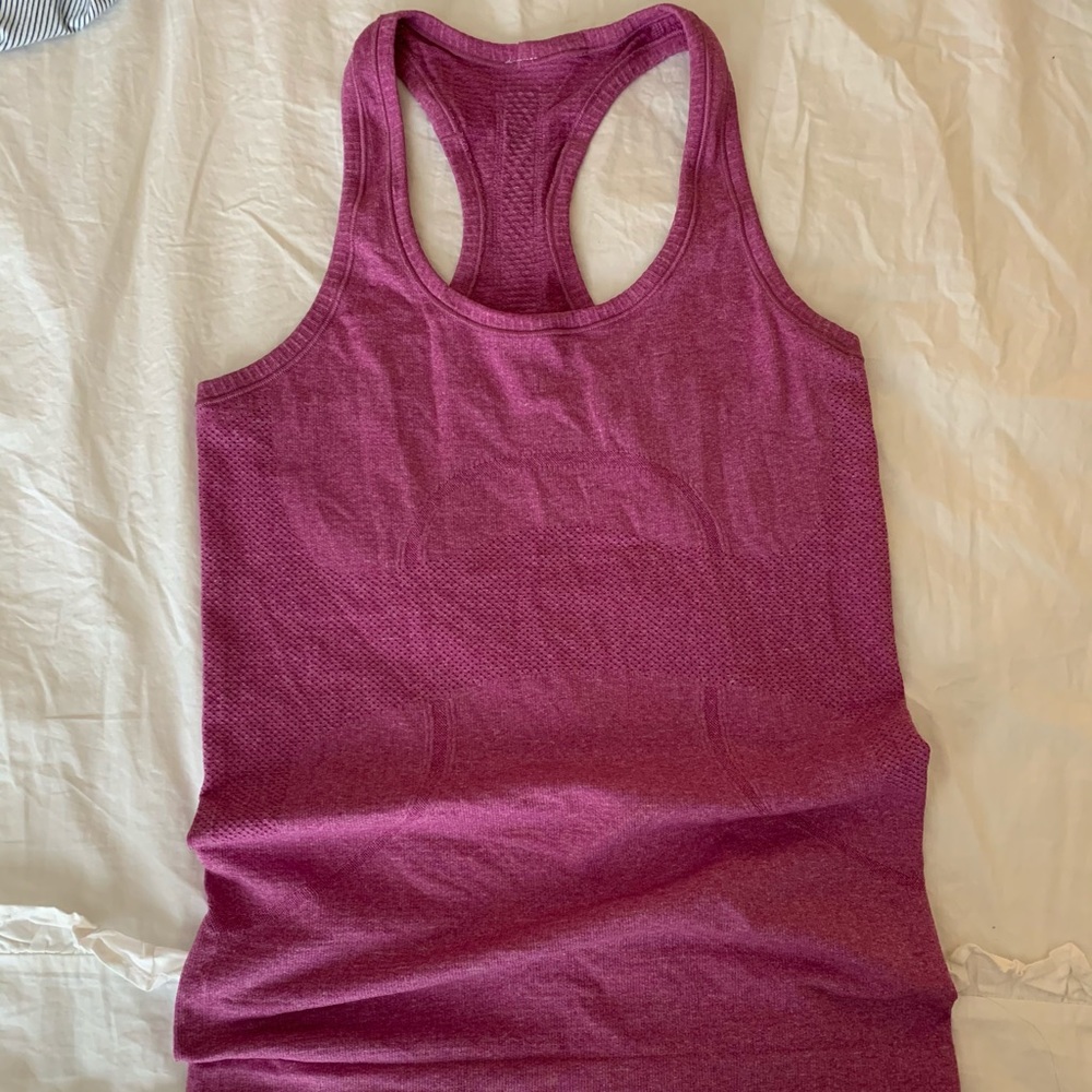 Lululemon Berry Magenta Swiftly Speed Tank 4 - image 1
